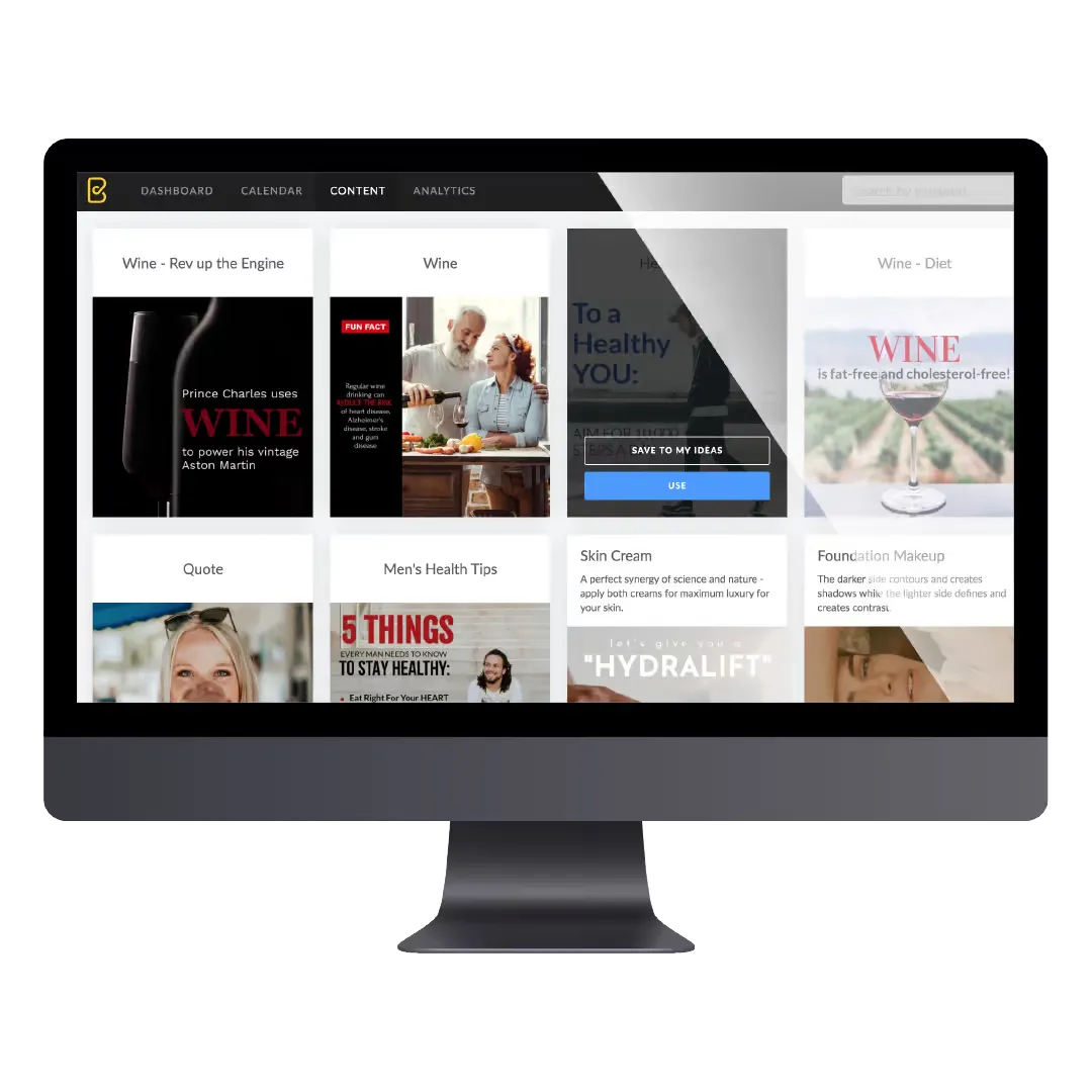 Content Organiser London Social media