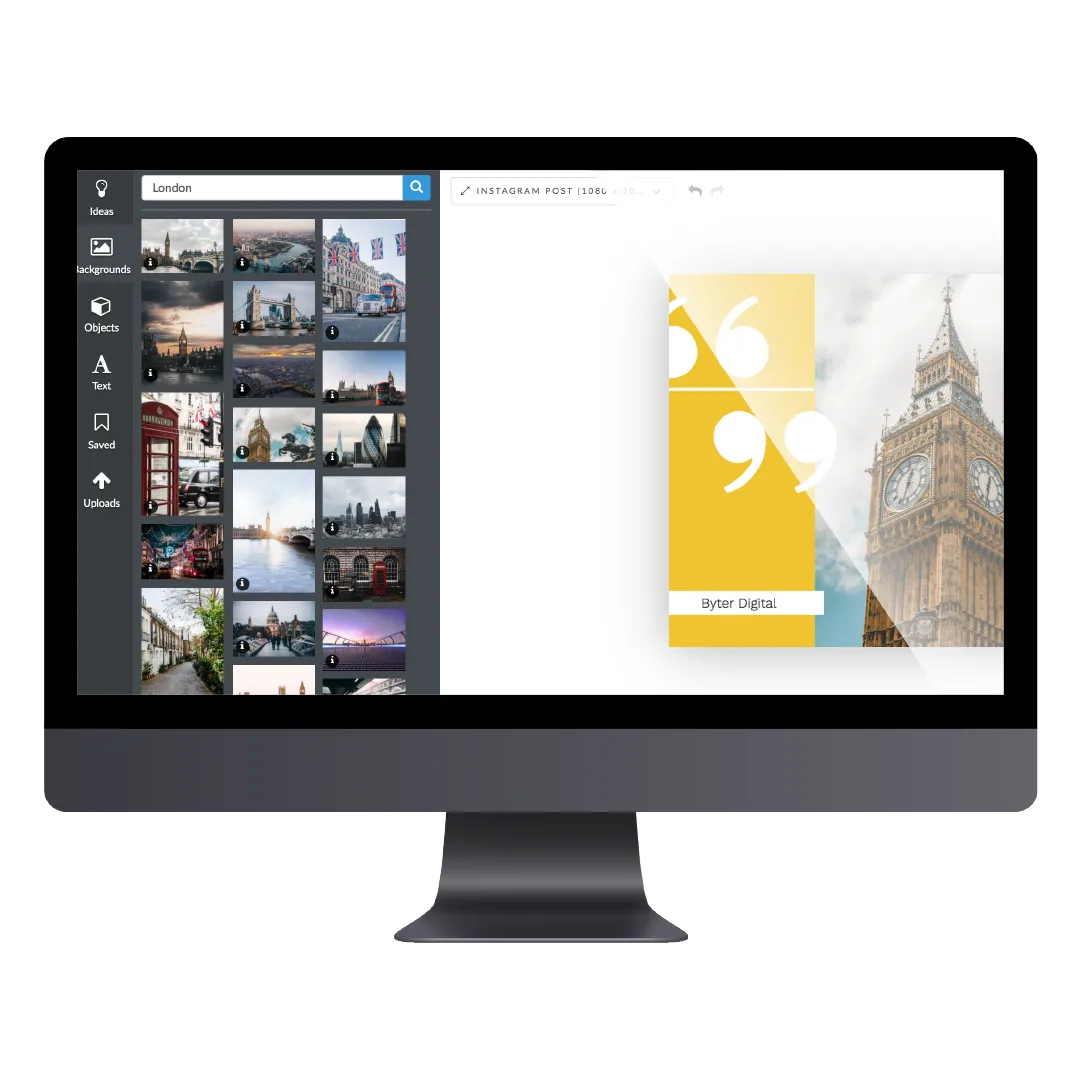 Content Organiser London Social media