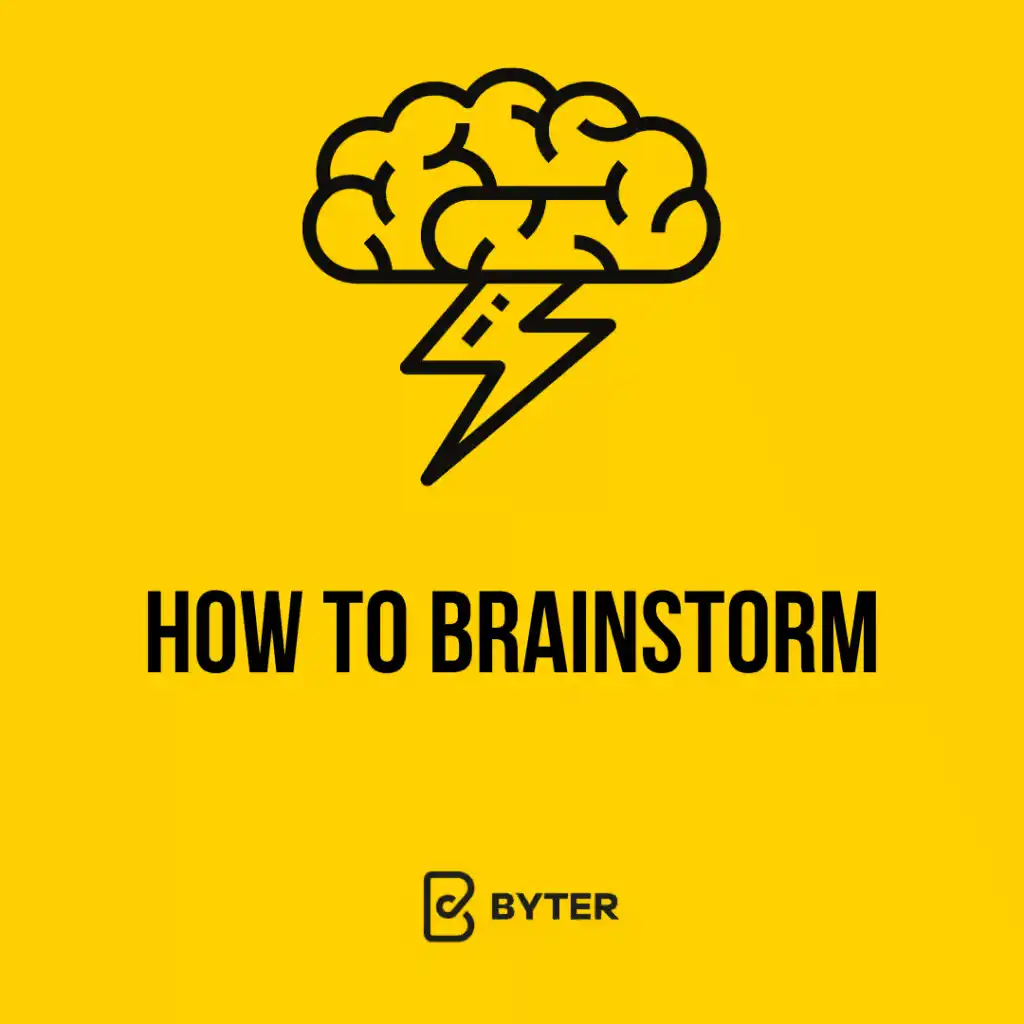 How to brainstorm